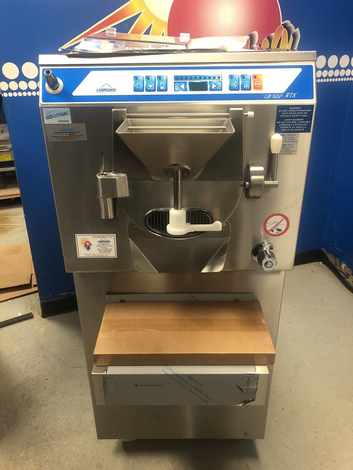 Carpigiani LB502G RTX Batch freezer Gelato Ice Cream 3 Phase Water Cooled