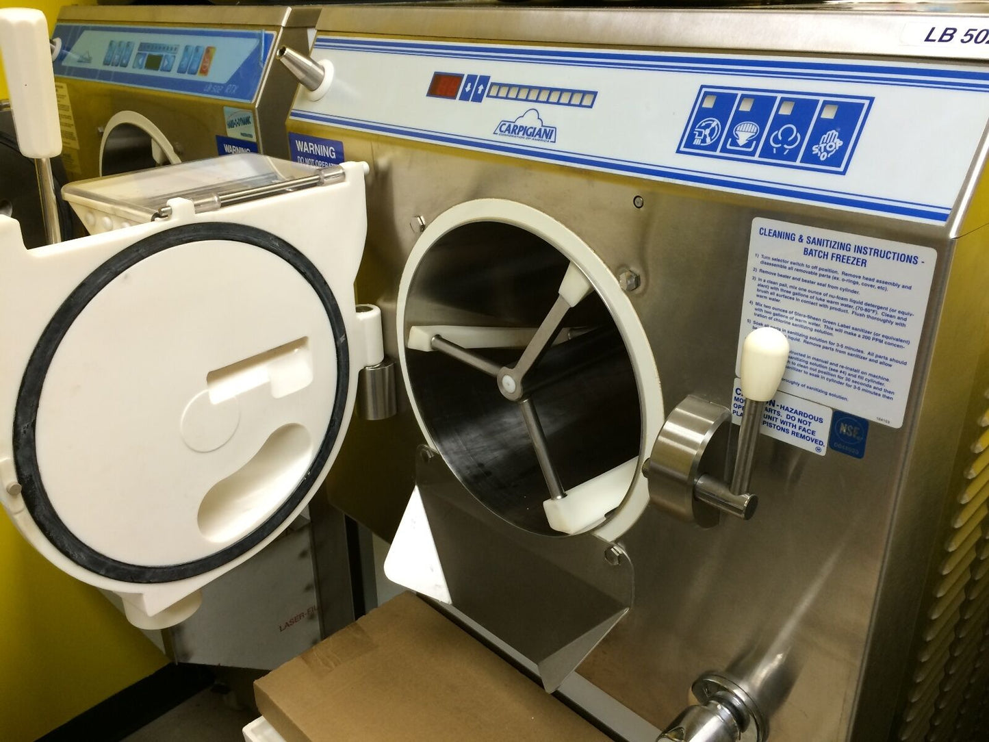 Carpigiani Parts Batch Freezer LB302 LB502 LB1002 Dispensing Door