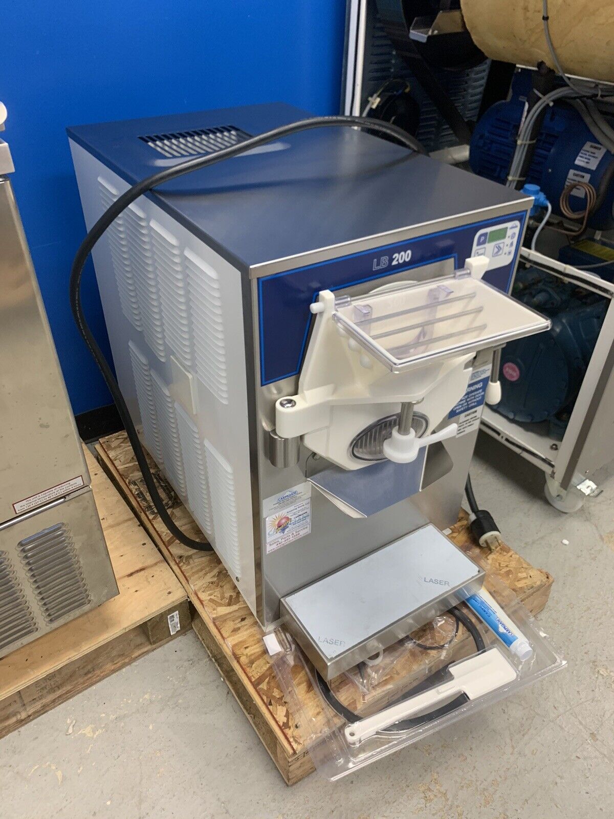 Refurbished Carpigiani LB200G Batch Freezer Gelato Ice Cream 1 Phase Air Cooled