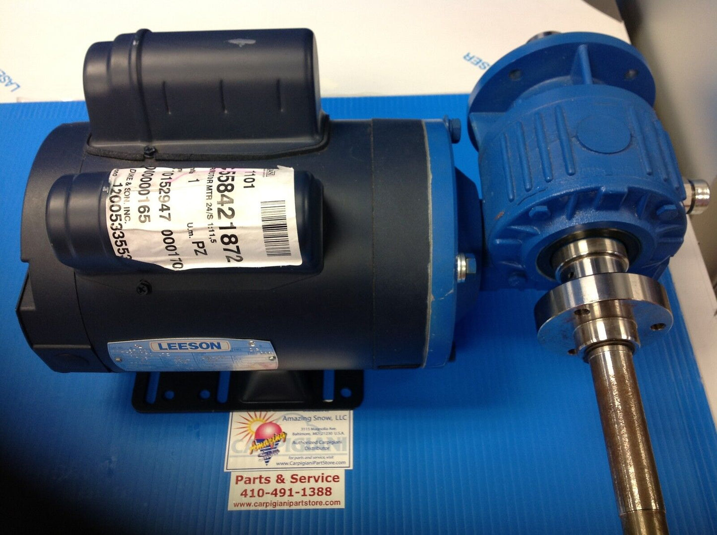 Carpigiani Parts Coldelite Soft Serve Ice Cream UC-1131G / P Gear Box & Motor