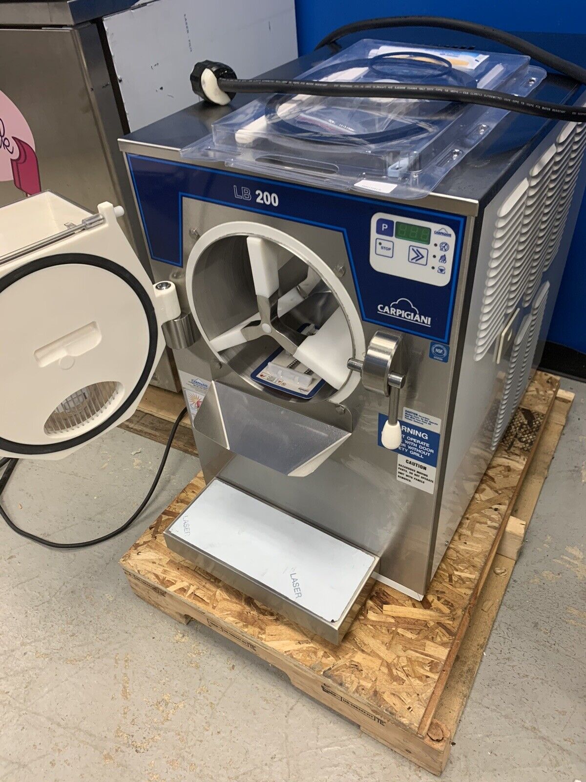Refurbished Carpigiani LB200G Batch Freezer Gelato Ice Cream 1 Phase Air Cooled