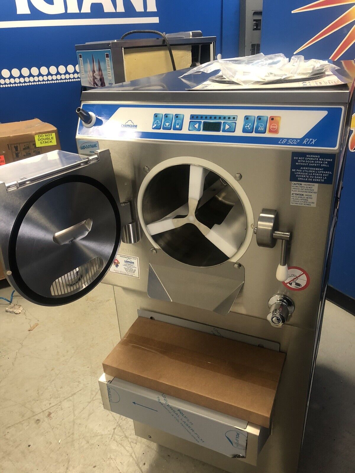 Carpigiani LB502G RTX Batch freezer Gelato Ice Cream 3 Phase Water Cooled
