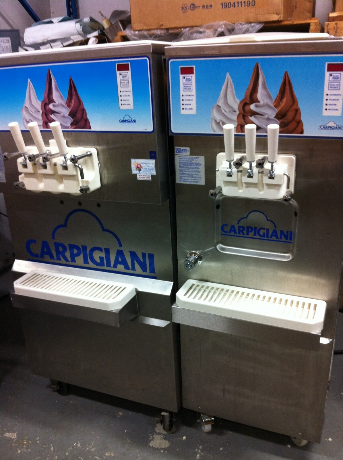 CARPIGIANI COLDELITE SOFTSERVE GELATO ICE CREAM CUSTARD FROZEN YOGURT UF-253 P