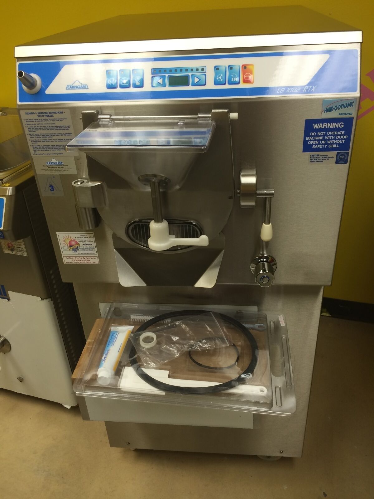 CARPIGIANI BATCH FREEZER GELATO ICE CREAM ITALIAN ICE LB 1002