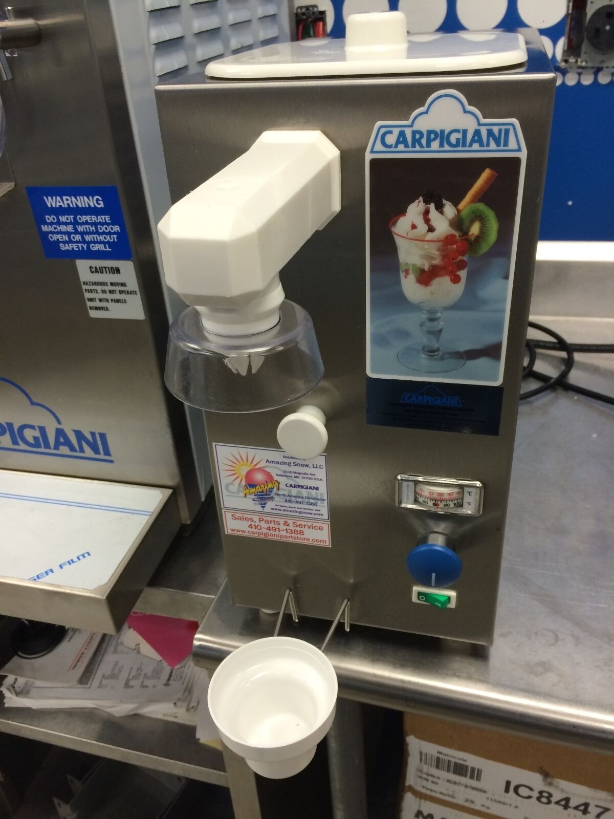 Carpigiani Whipped Cream Machine Model KW-50 Gelat Ice Cream Bakery Cafe'