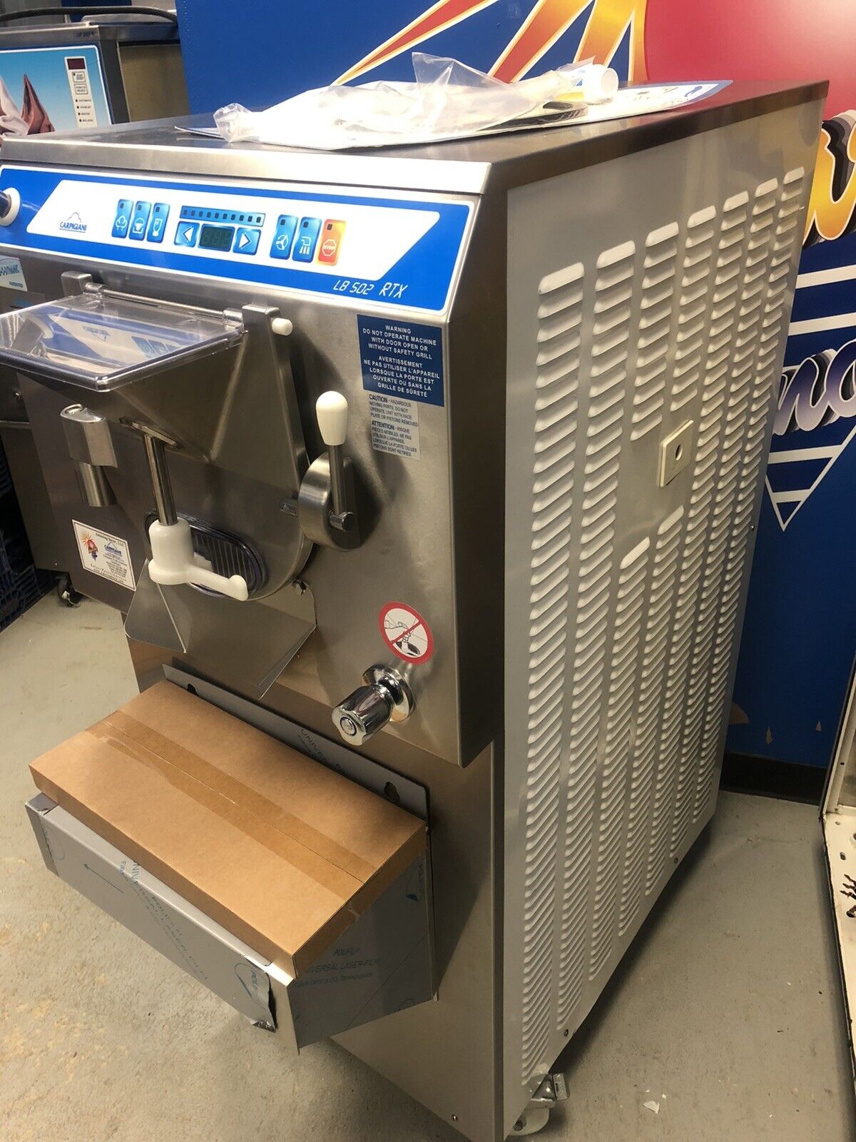 CARPIGIANI PASTEURIZER GELATO ICE CREAM BATCH FREEZER