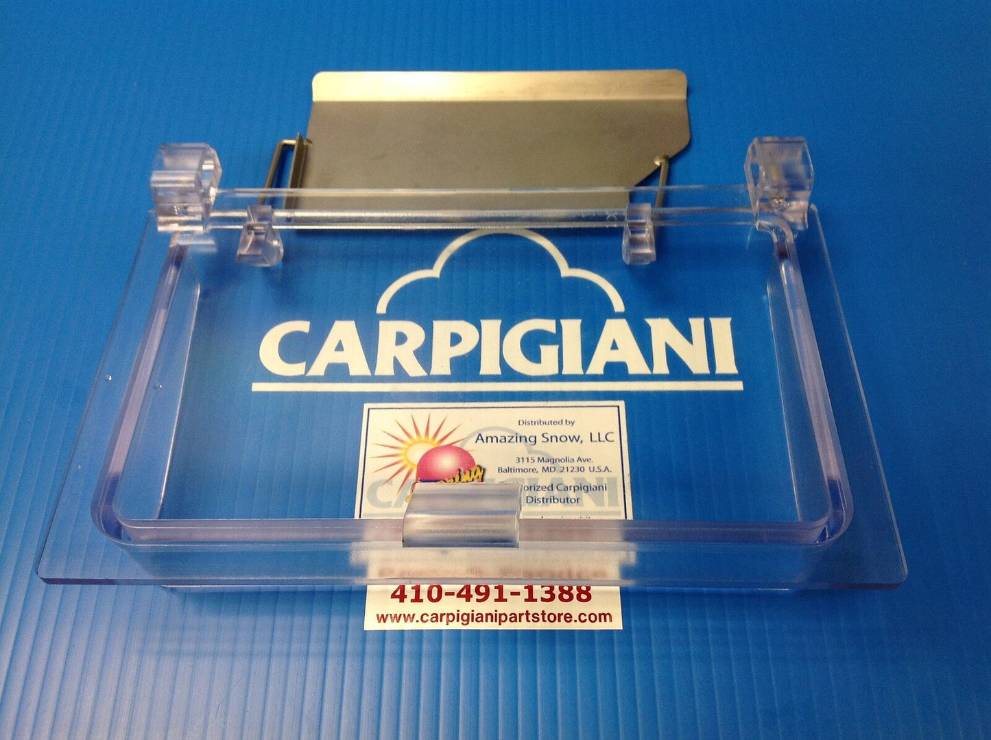 Carpigiani Parts Coldelite Compacta 3001 & Compacta 3003 Complete Top Door Cover