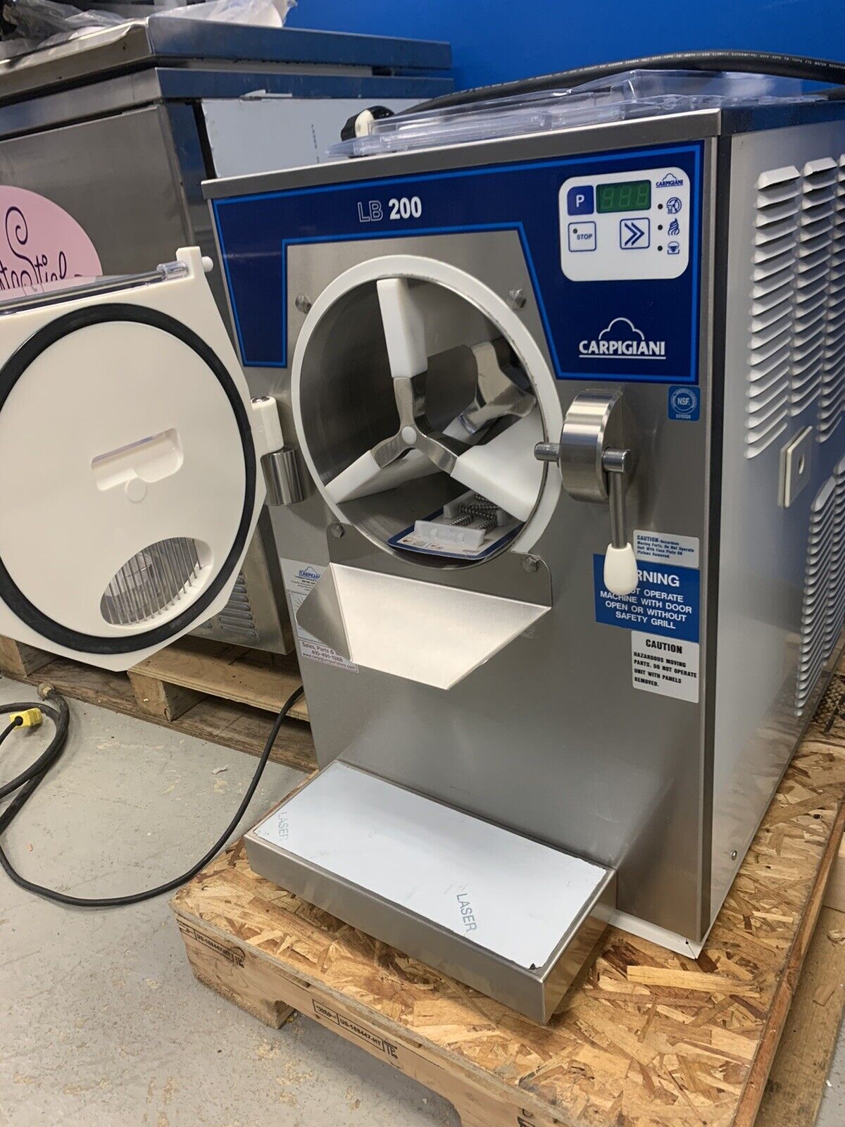 Refurbished Carpigiani LB200G Batch Freezer Gelato Ice Cream 1 Phase Air Cooled