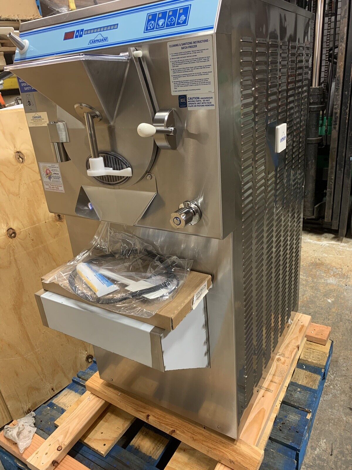 NEW Carpigiani Batch Freezer for Ice Cream & Italian Ice LB 502 5 Years Warranty