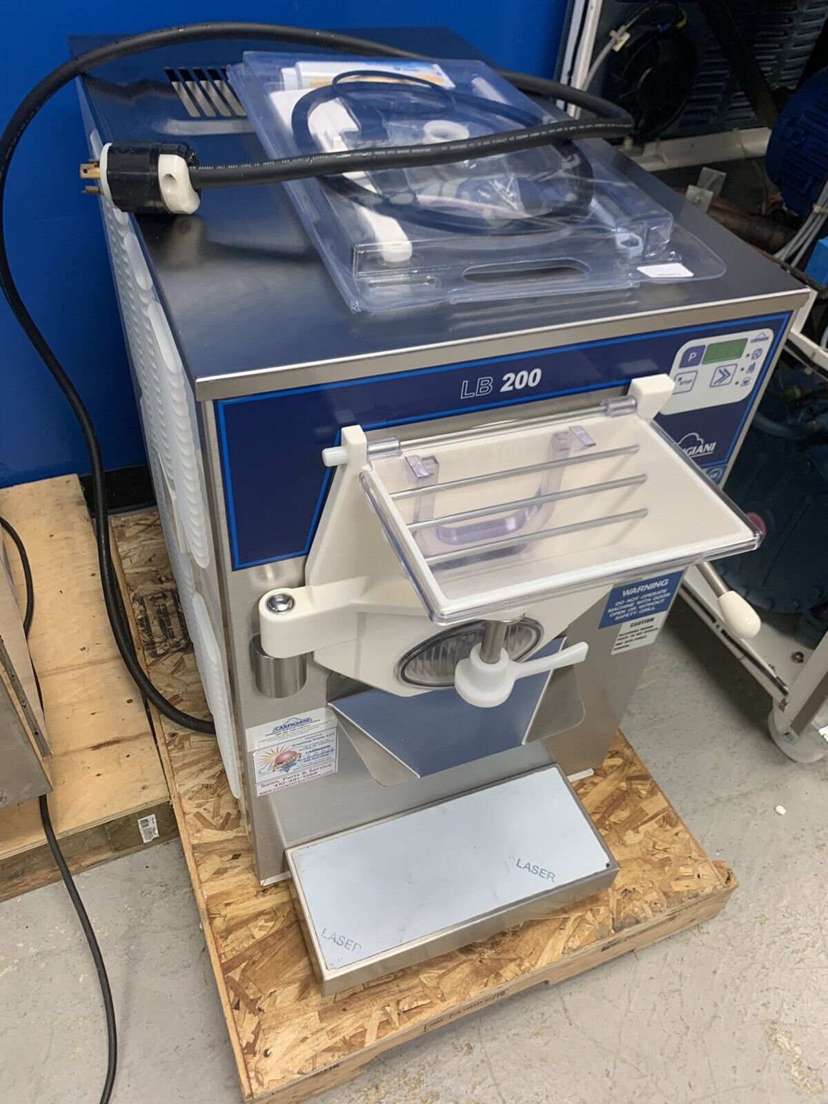 Refurbished Carpigiani LB200G Batch Freezer Gelato Ice Cream 1 Phase Air Cooled