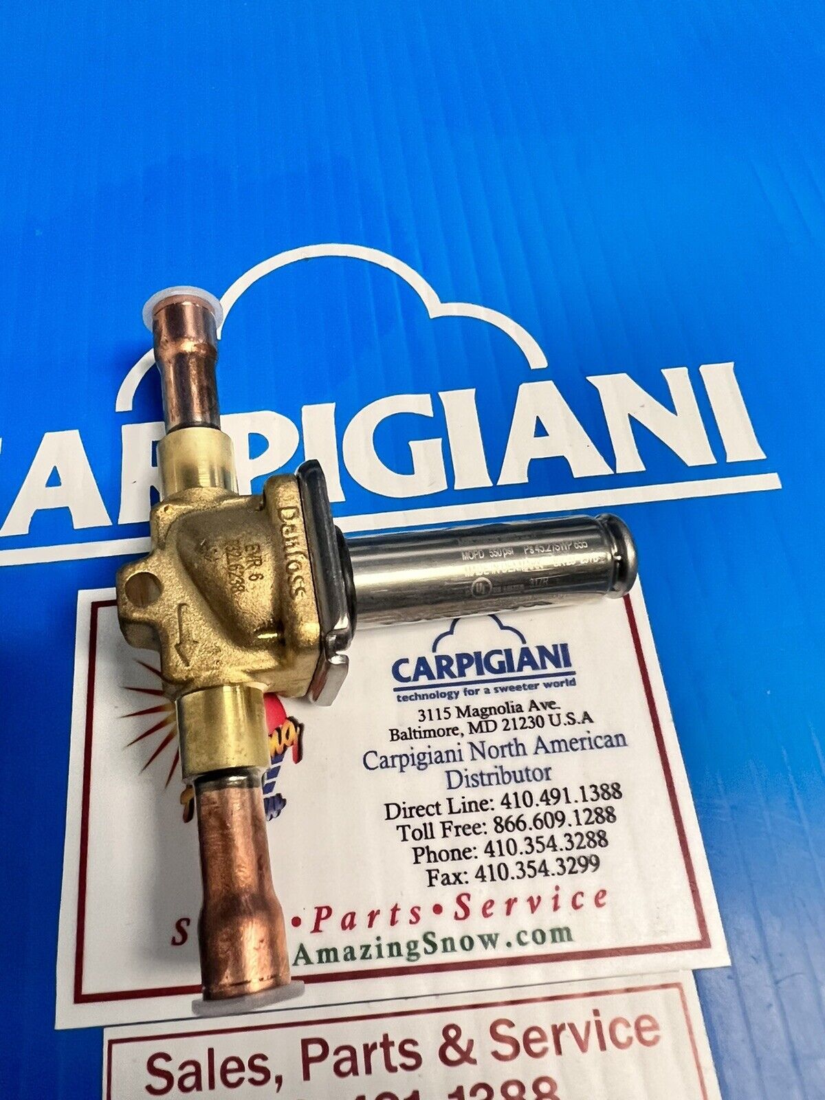 Carpigiani Part Number: IC581-001072 Solenoid Valve Body, Danfoss Ev