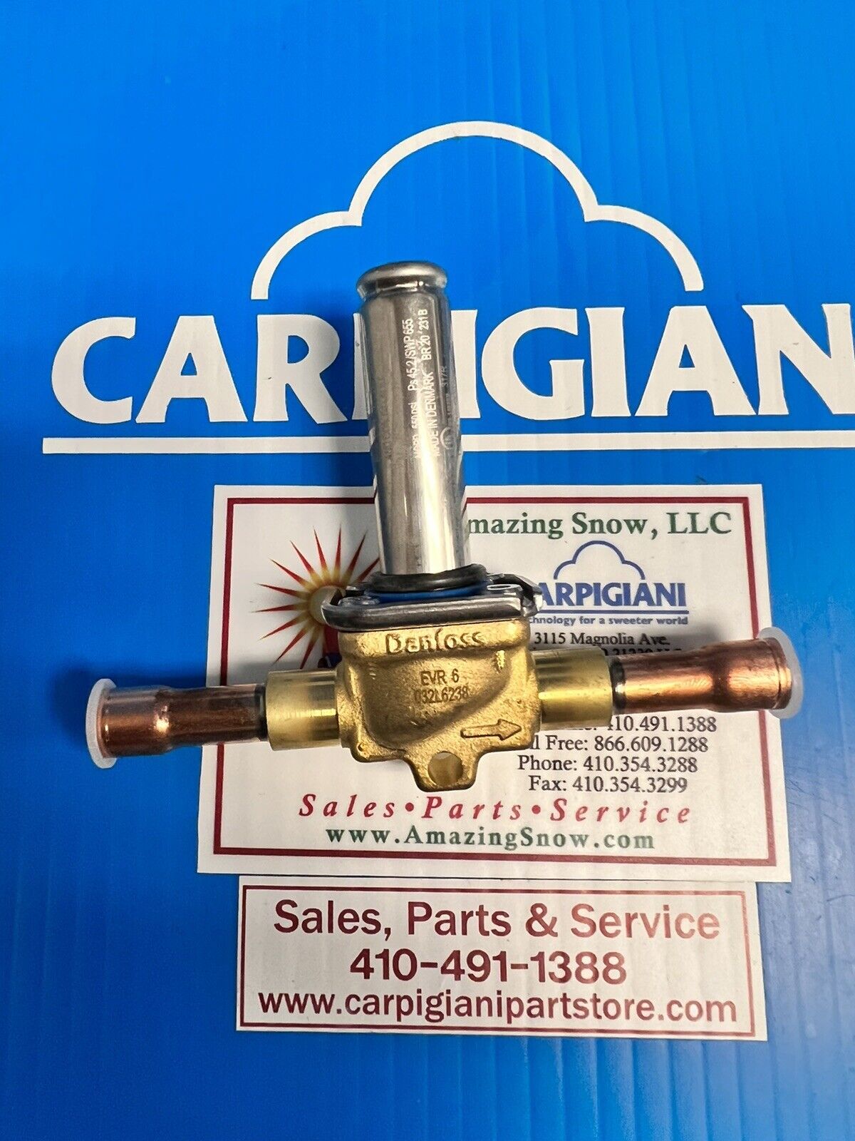 Carpigiani Part Number: IC581-001072 Solenoid Valve Body, Danfoss Ev