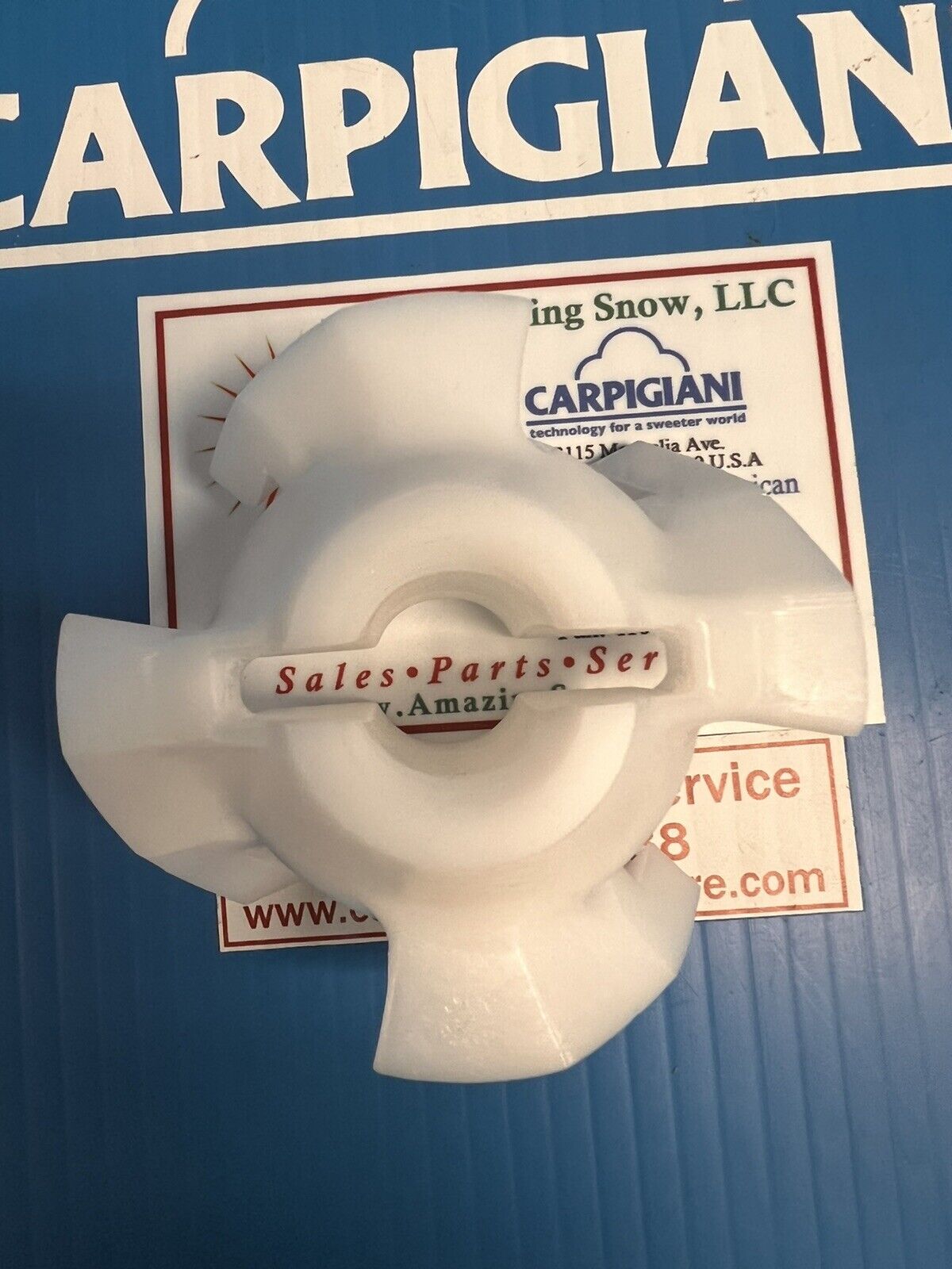 Carpigiani Part Number IC173139040 Pusher Beater End, Pump, .85 Diameter