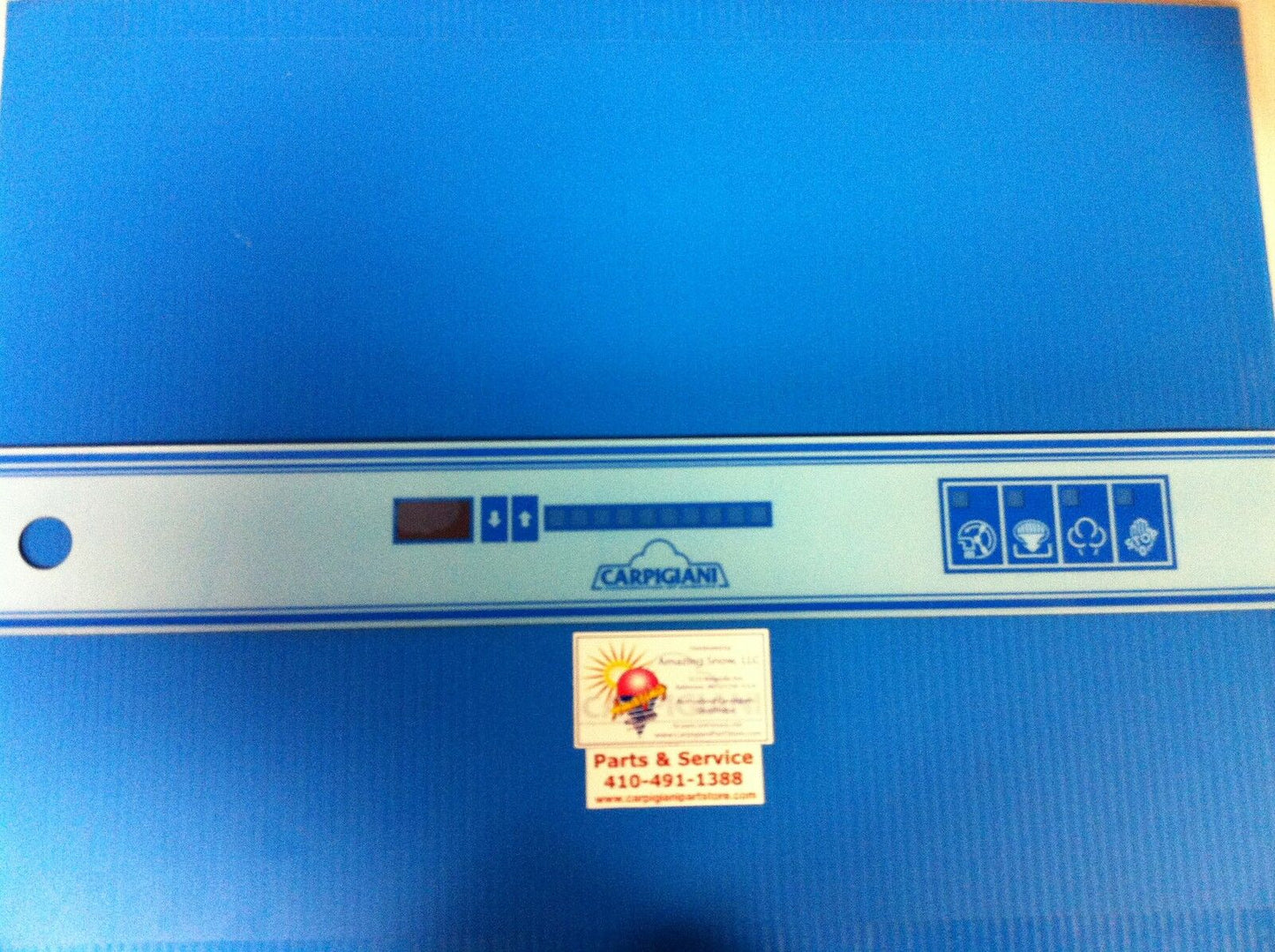 Carpigiani Parts Coldelite Batch Freezer Gelato IceCream Touch Panel Decal LB502
