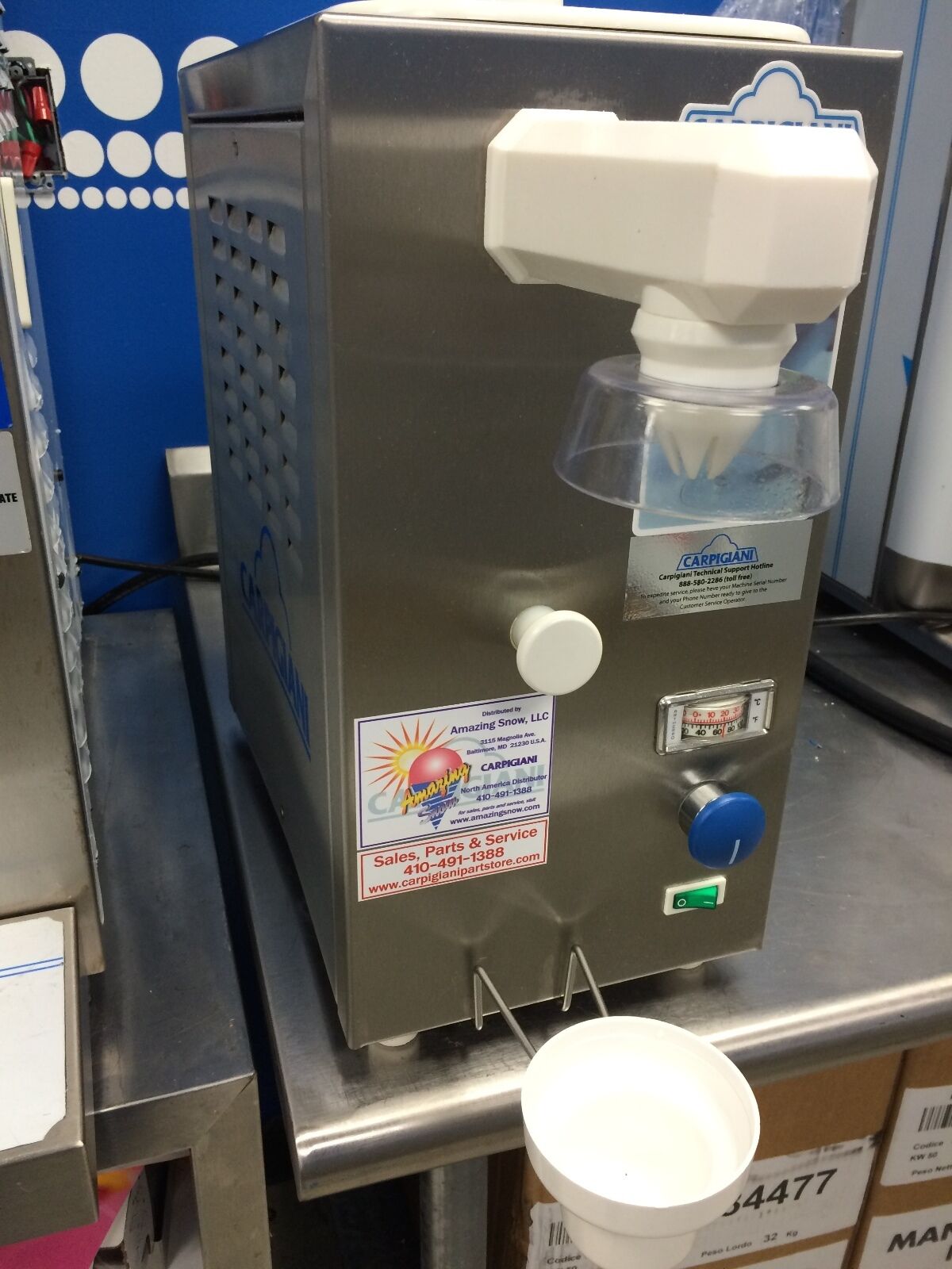 Carpigiani Whipped Cream Machine Model KW-50 Gelat Ice Cream Bakery Cafe'