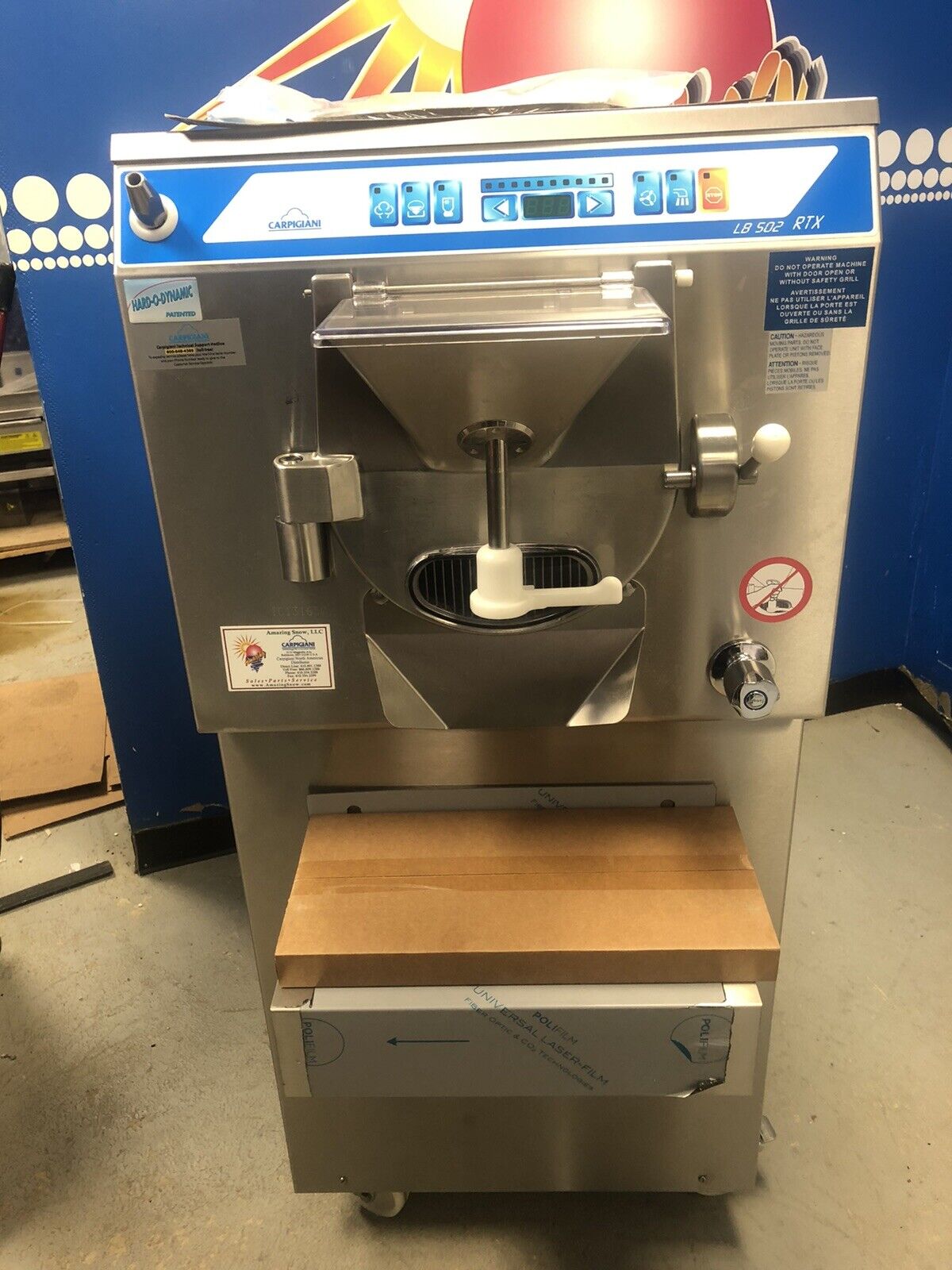 Carpigiani LB502G RTX Batch freezer Gelato Ice Cream 3 Phase Water Cooled