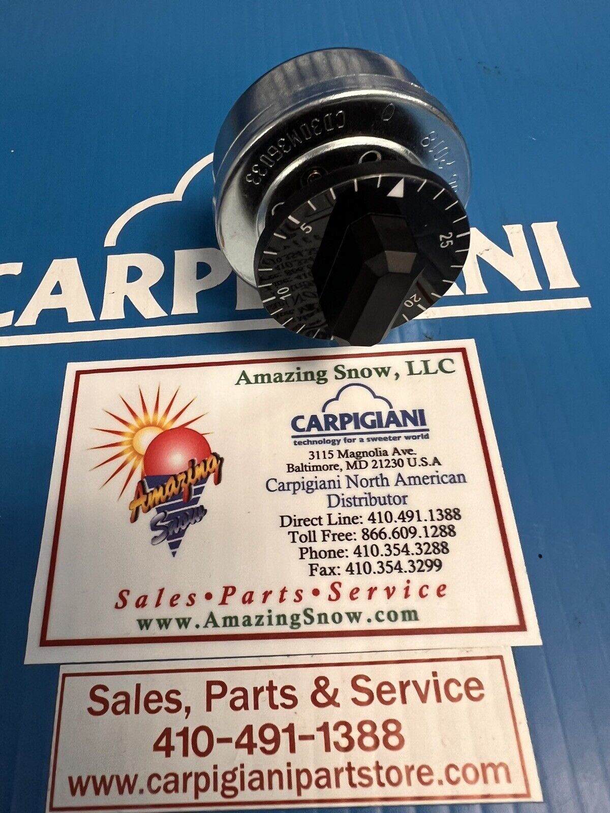 Carpigiani Parts Coldelite Batch Freezer Gelato IceCream LB-100B Timer With Knob