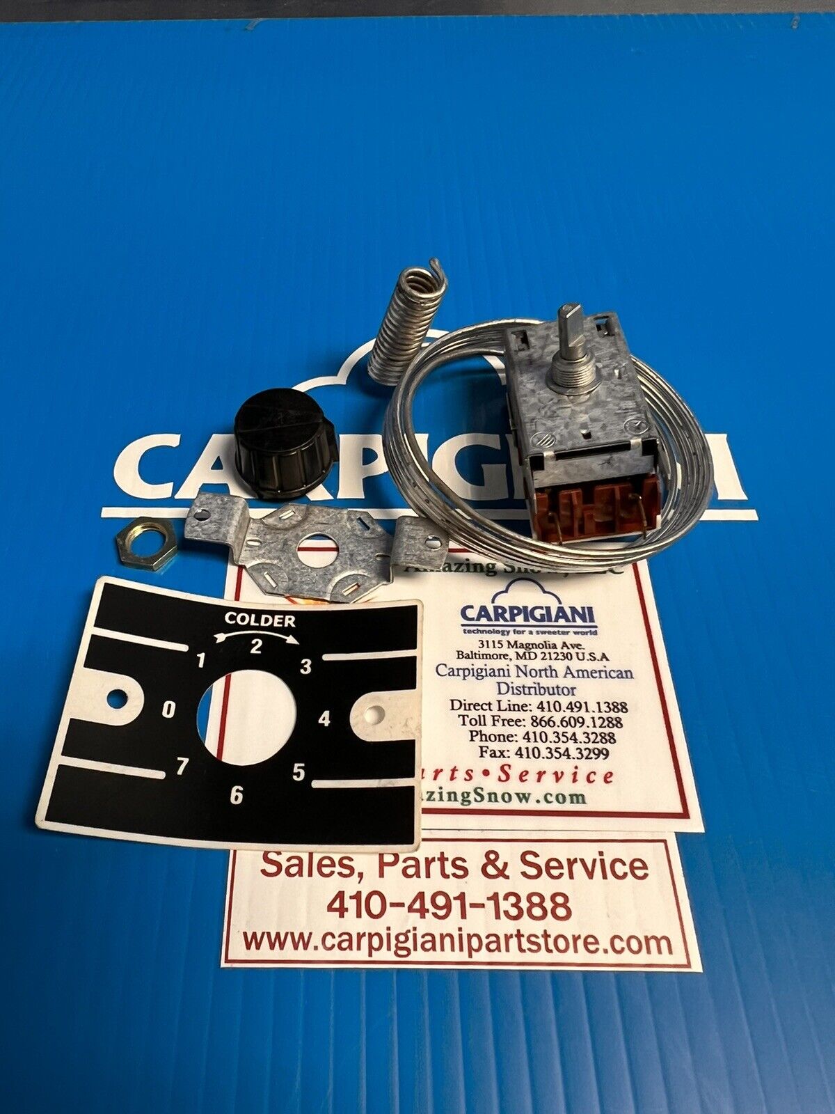 Carpigiani Part Number: SL300350467 THERMOSTAT K50 P1115