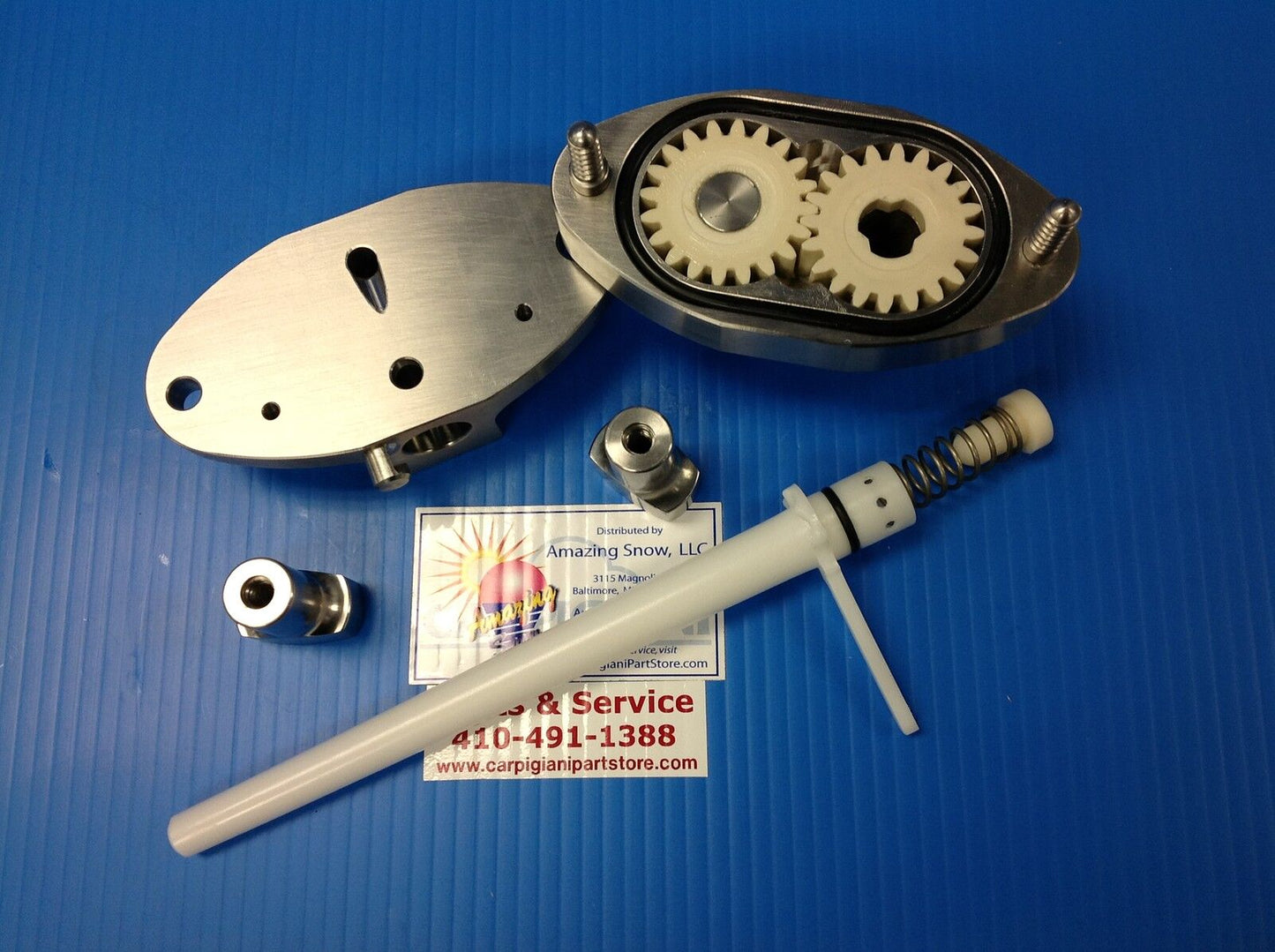 Carpigiani Parts Complete Stainless Steel Pump  UC-711P UC-1131P UF-253P UF 820