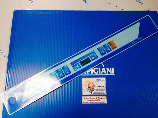 Carpigiani Parts Batch Freezer Gelato Ice Cream Touch Panel Decal LB 1002 RTX