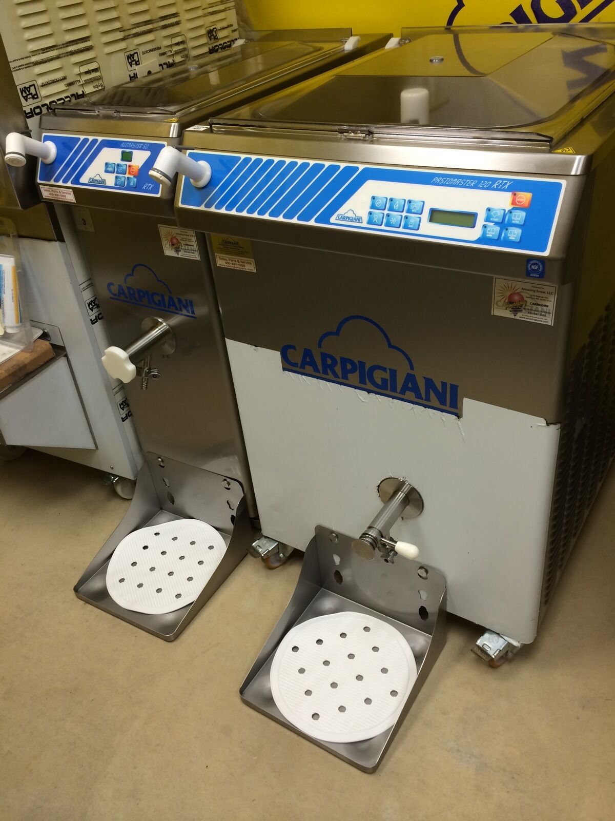 Carpigiani Pasteurizer Pastomaster 120 RTX Gelato Ice Cream 3 phase Water Cooled