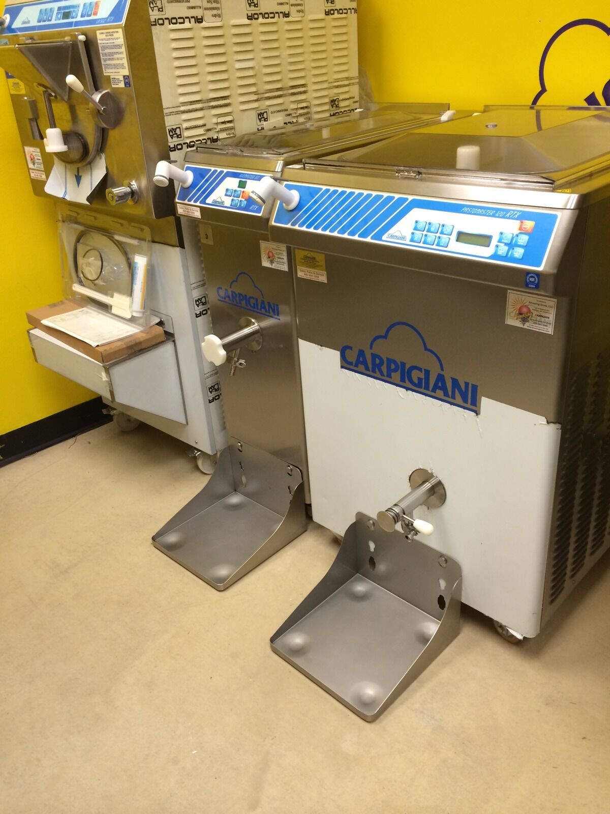 Carpigiani Pasteurizer Pastomaster 120 RTX Gelato Ice Cream 3 phase Water Cooled