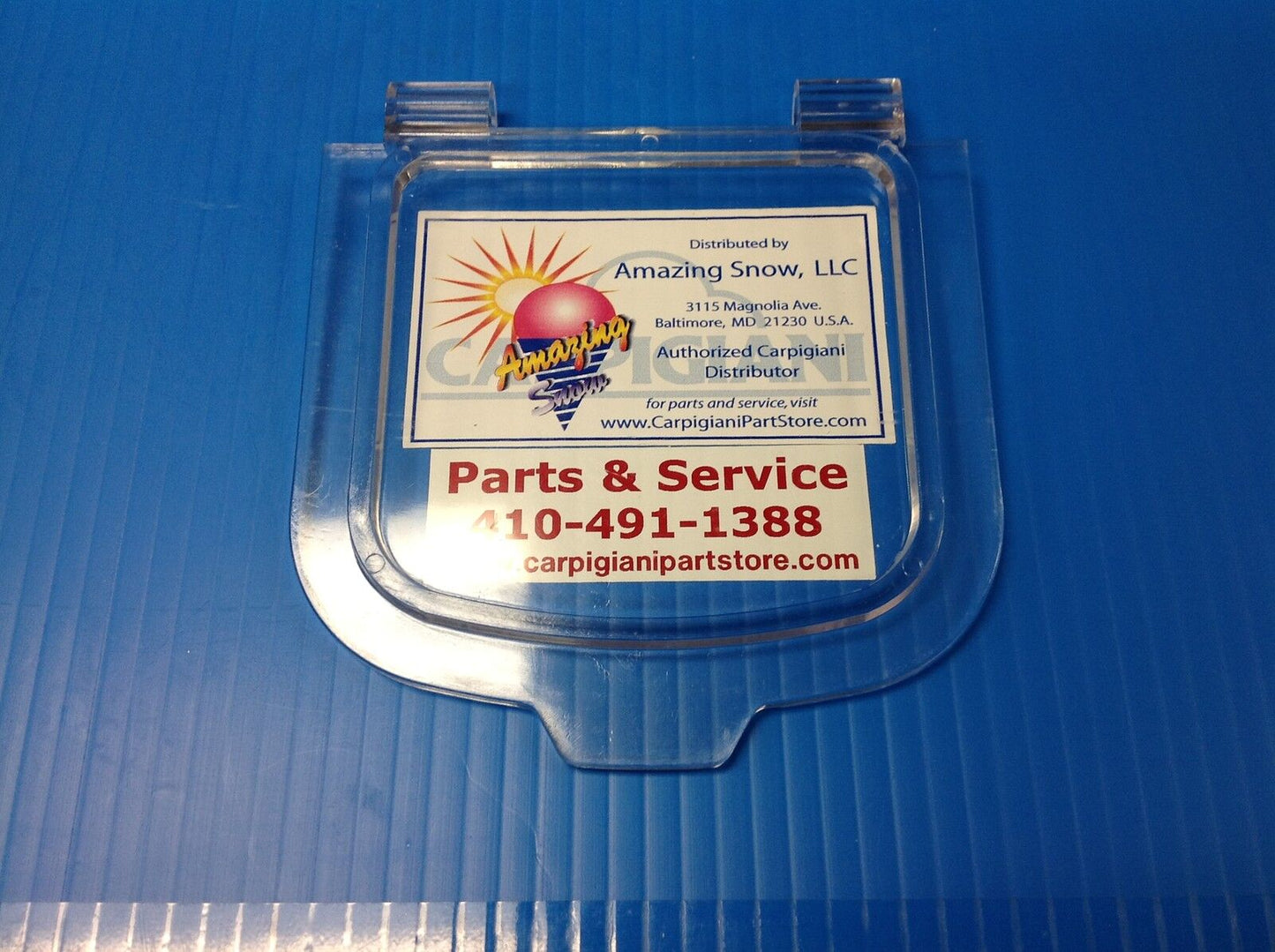 Carpigiani Parts Coldelite Batch Freezer Ice Cream LB-100B Door Cover Front Lid
