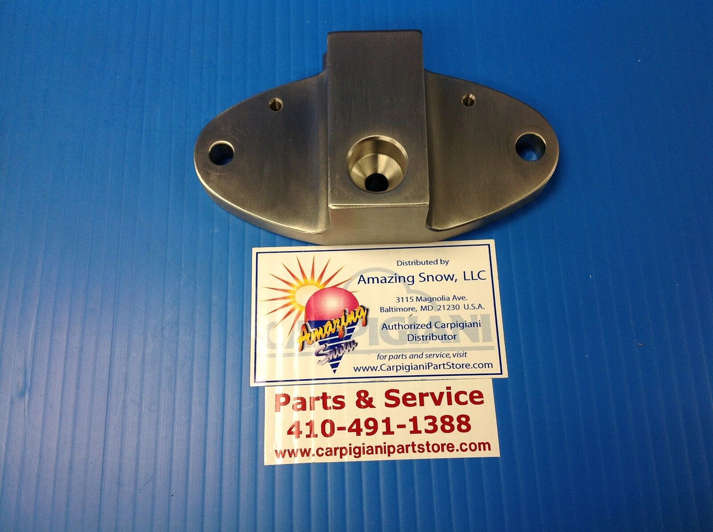 Carpigiani Parts Coldlite Stainless Steel Pump Cover UC711P UC1131P UF253P UF820