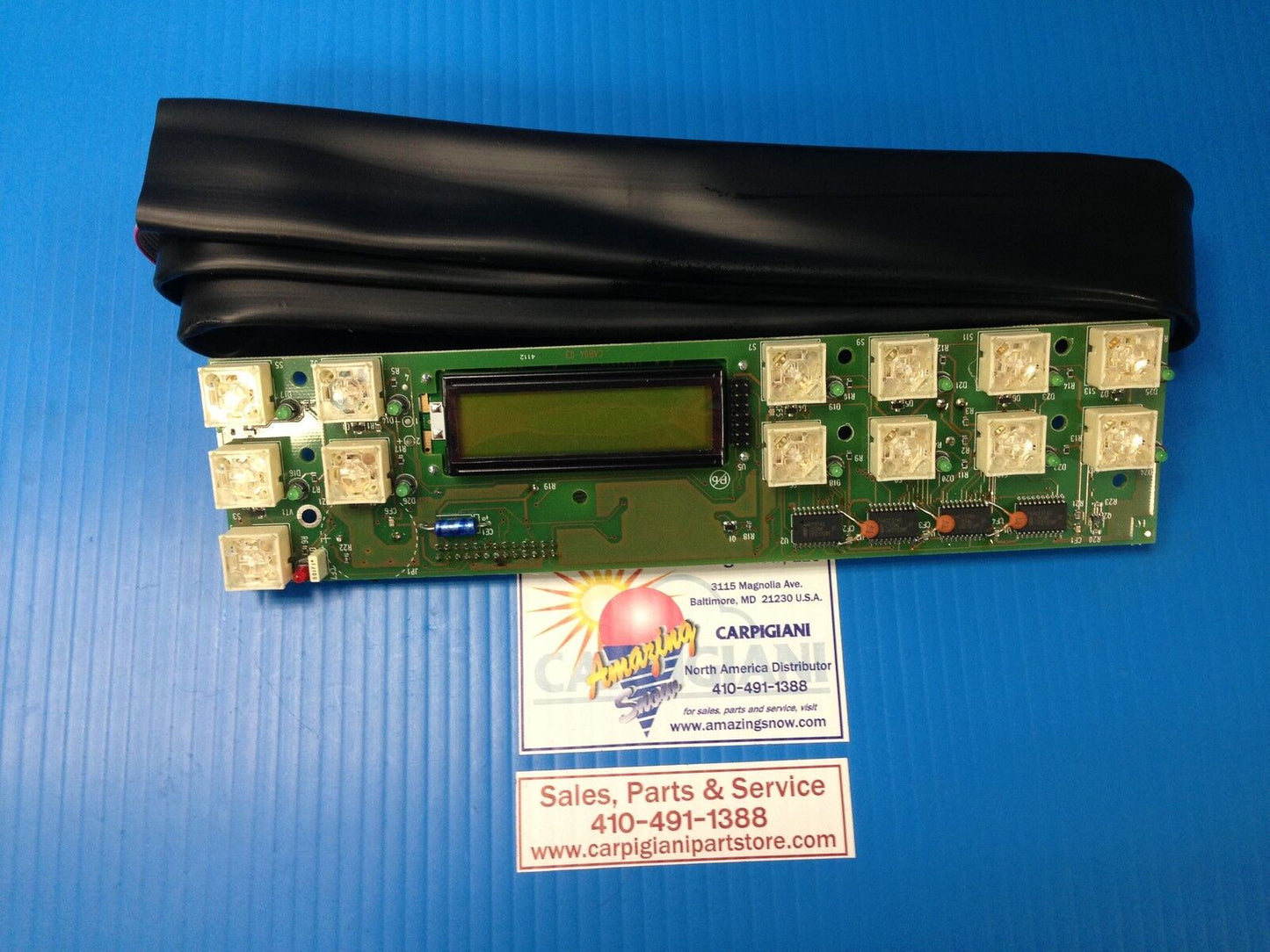 Carpigiani Parts Pastomaster 60 &  120 RTX Touch Button  Panel Electronic Board