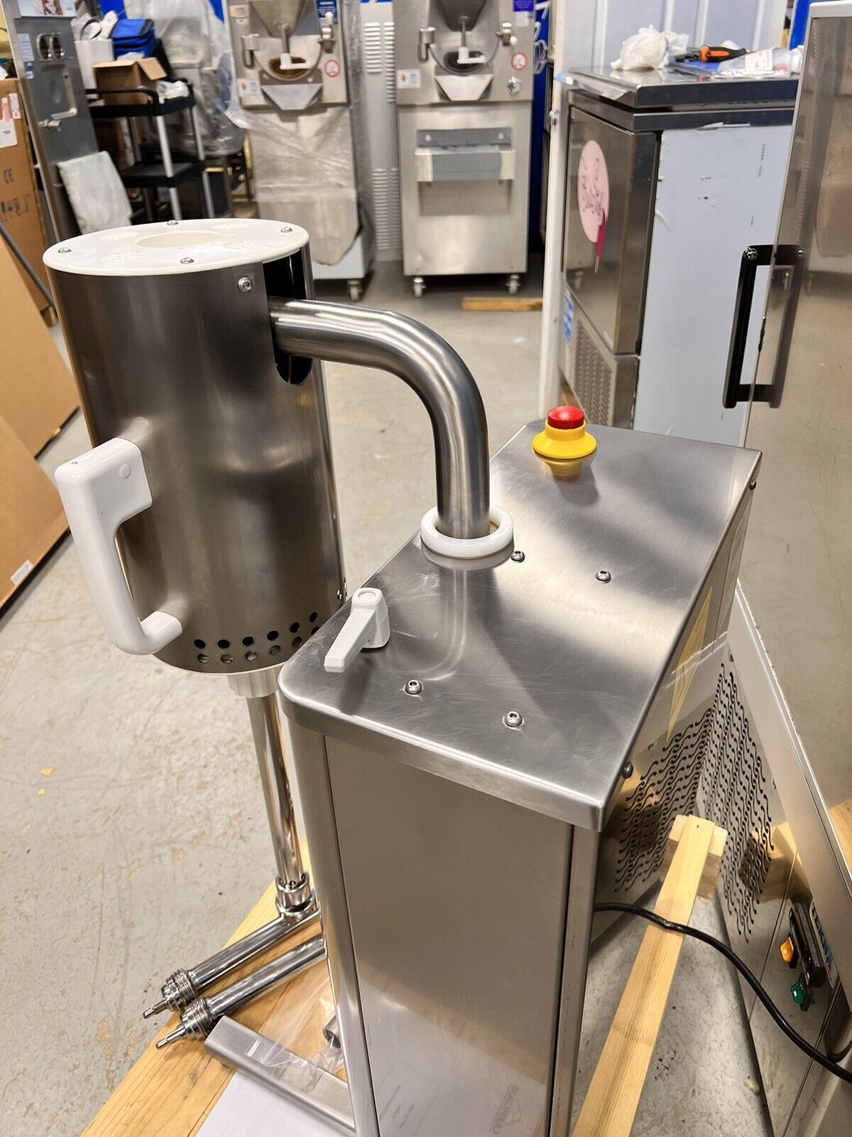 Carpigiani TURBOMIX blender frozen Kitchen pastry Gelato Ice Cream W/ 3 Cutters