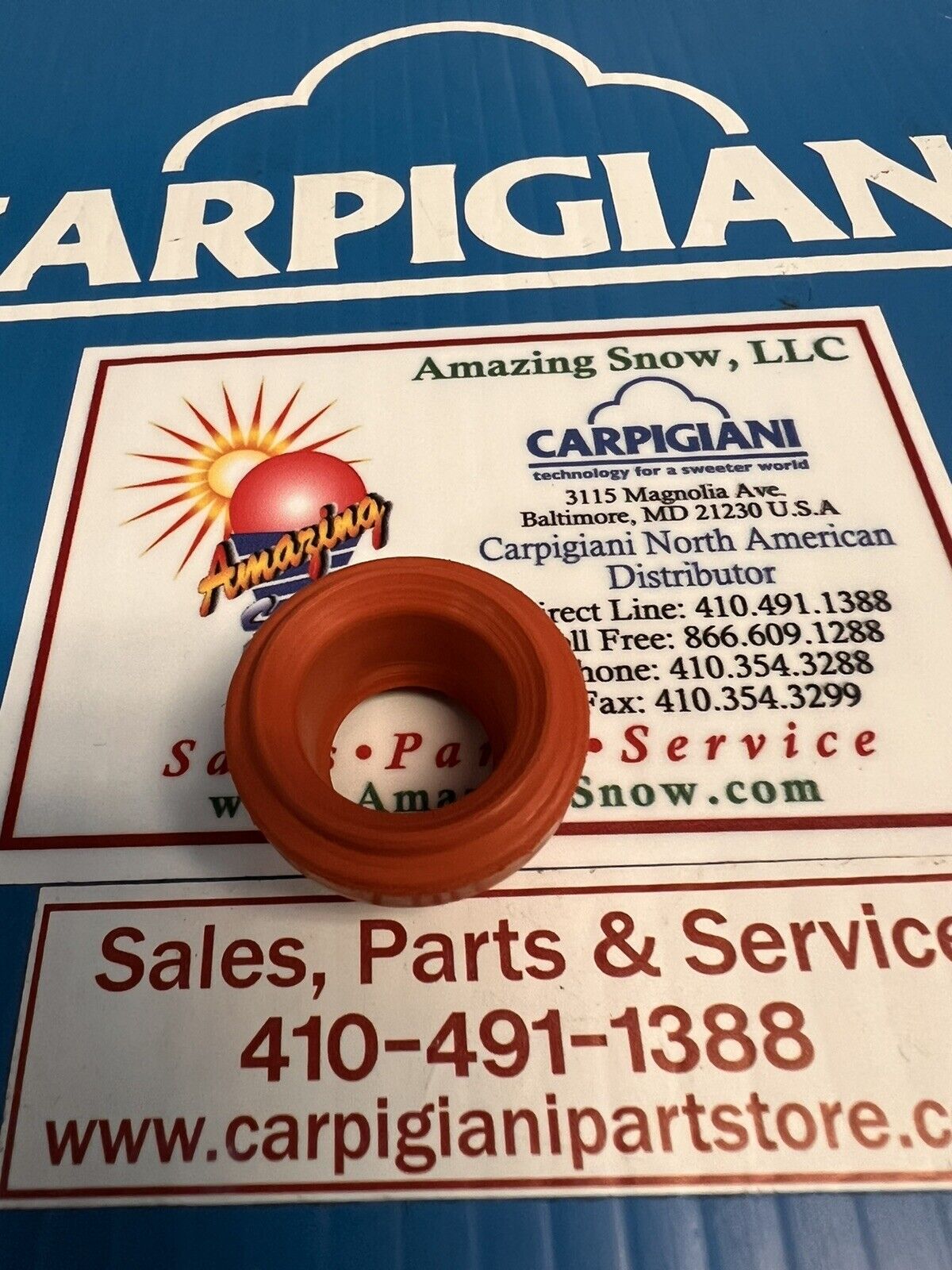 Carpigiani Part Number  IC177120090 Seal, Drive Body Pump