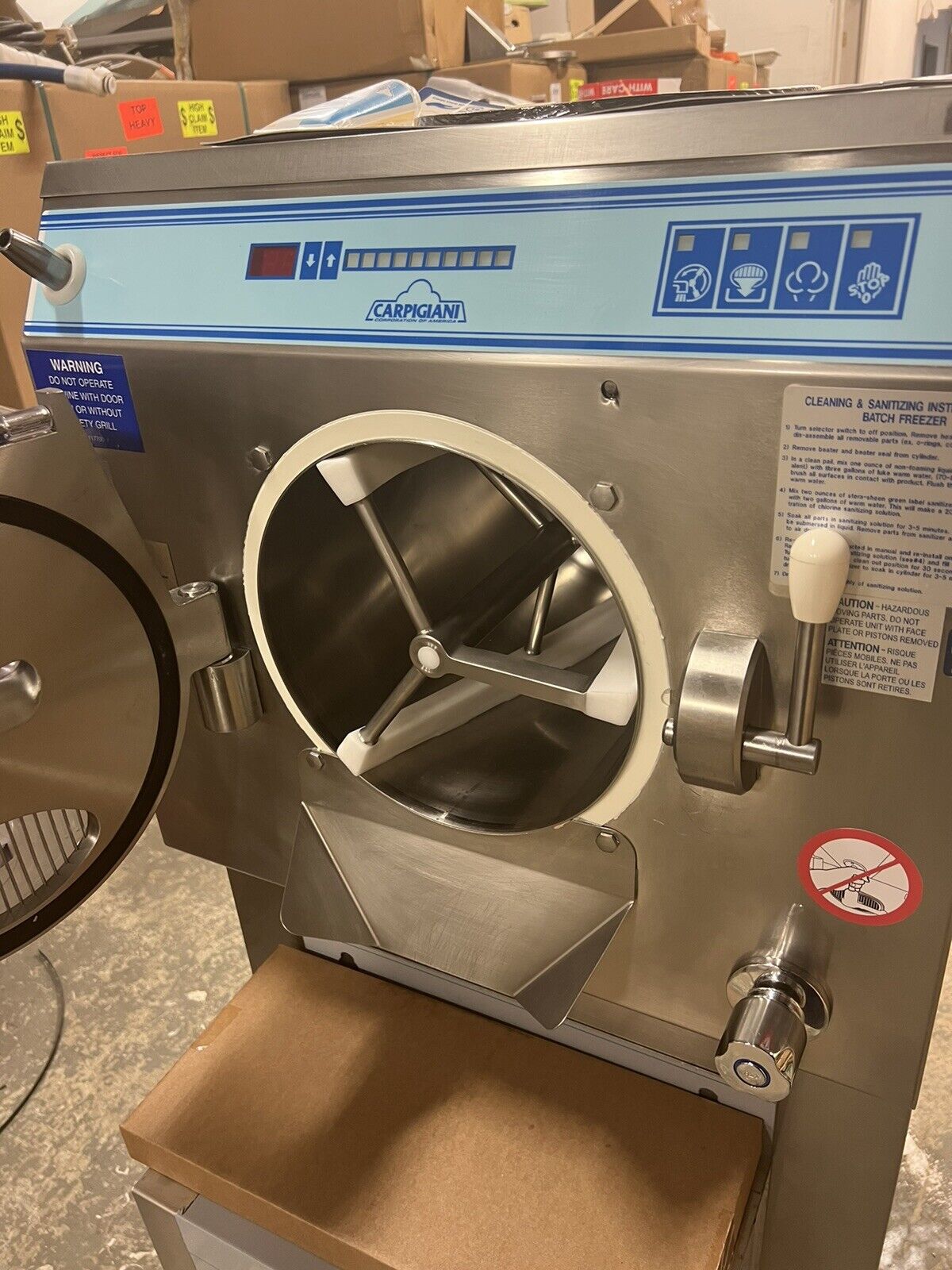 Carpigiani LB 502 Batch Freezer Gelato IceCream Italian Ice Water Cooled 3 phase