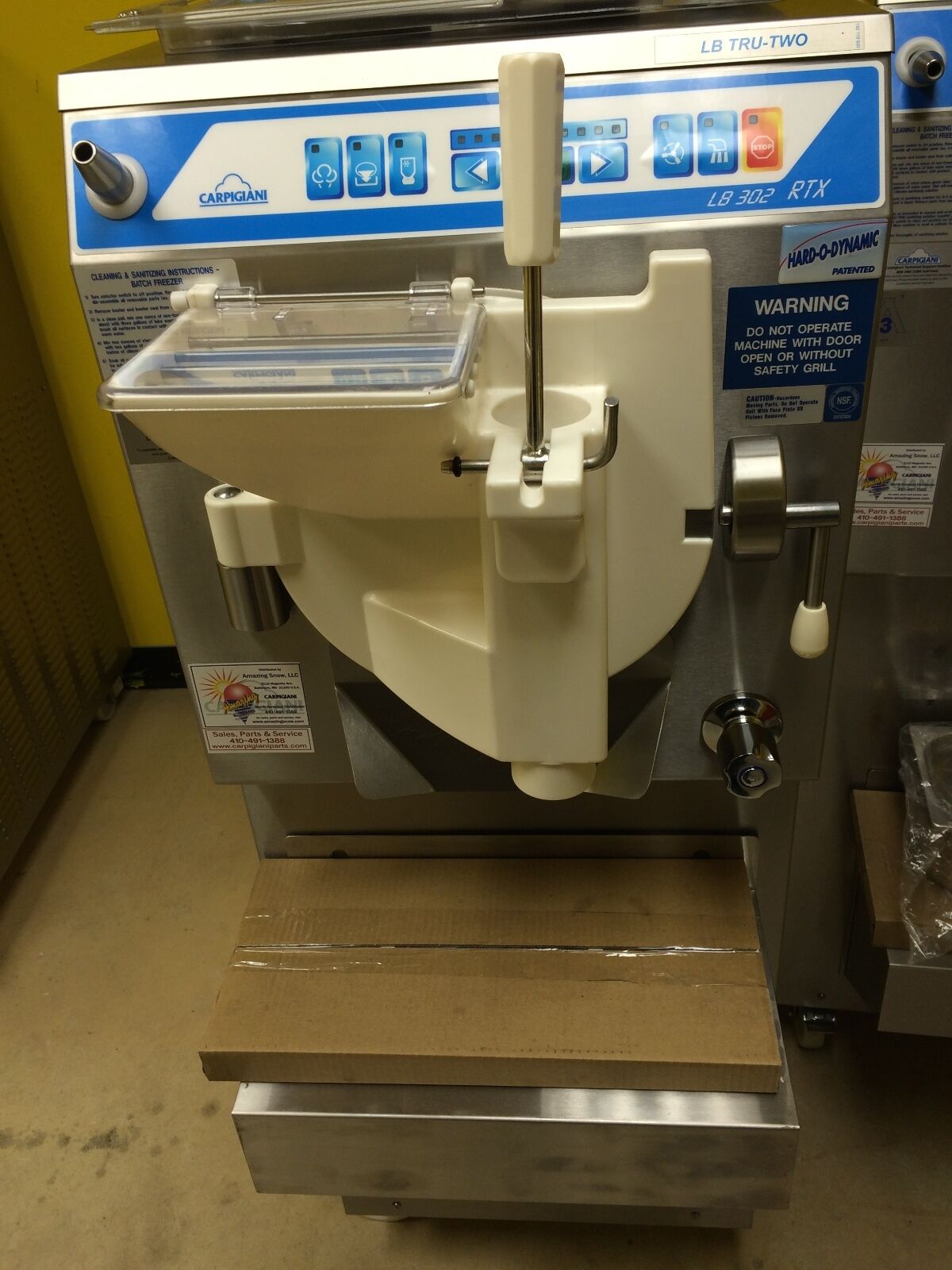 Dispensing Door for Carpigiani Batch Freezer LB 302 RTX LB 202 RTX LB 1002 RTX