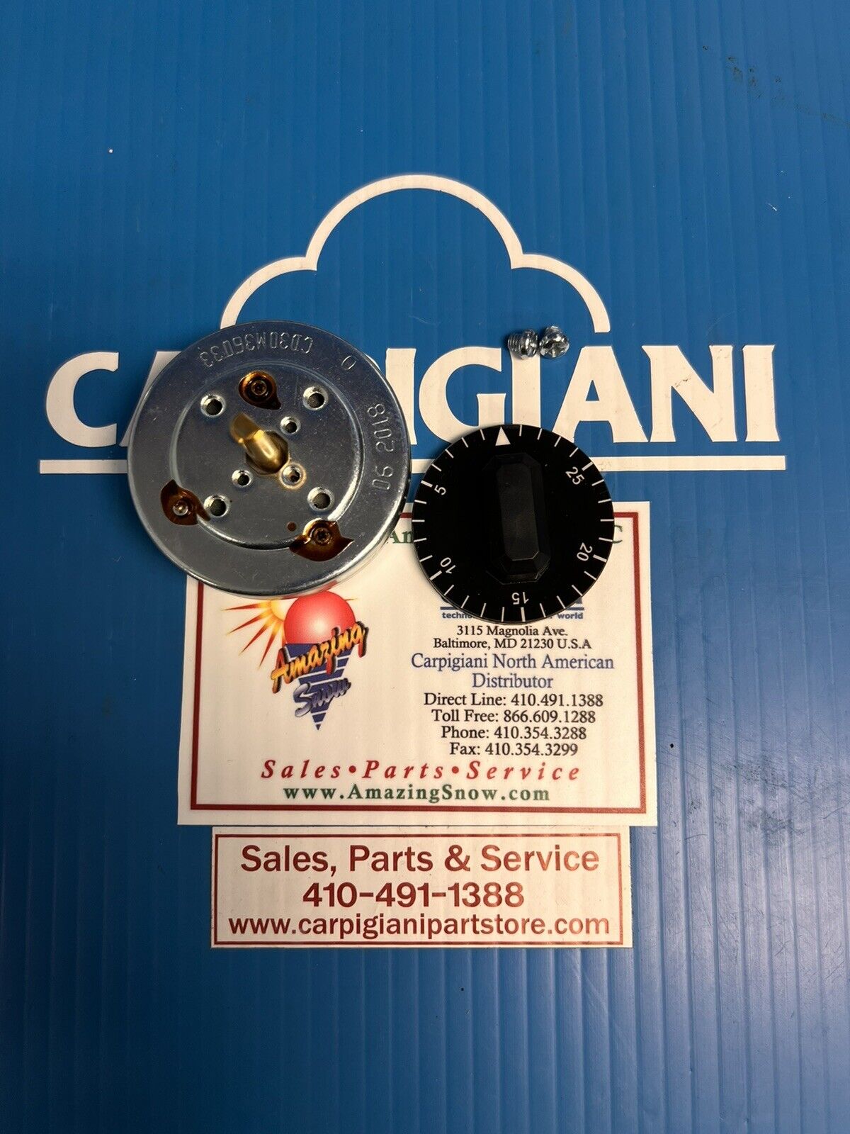 Carpigiani Parts Coldelite Batch Freezer Gelato IceCream LB-100B Timer With Knob