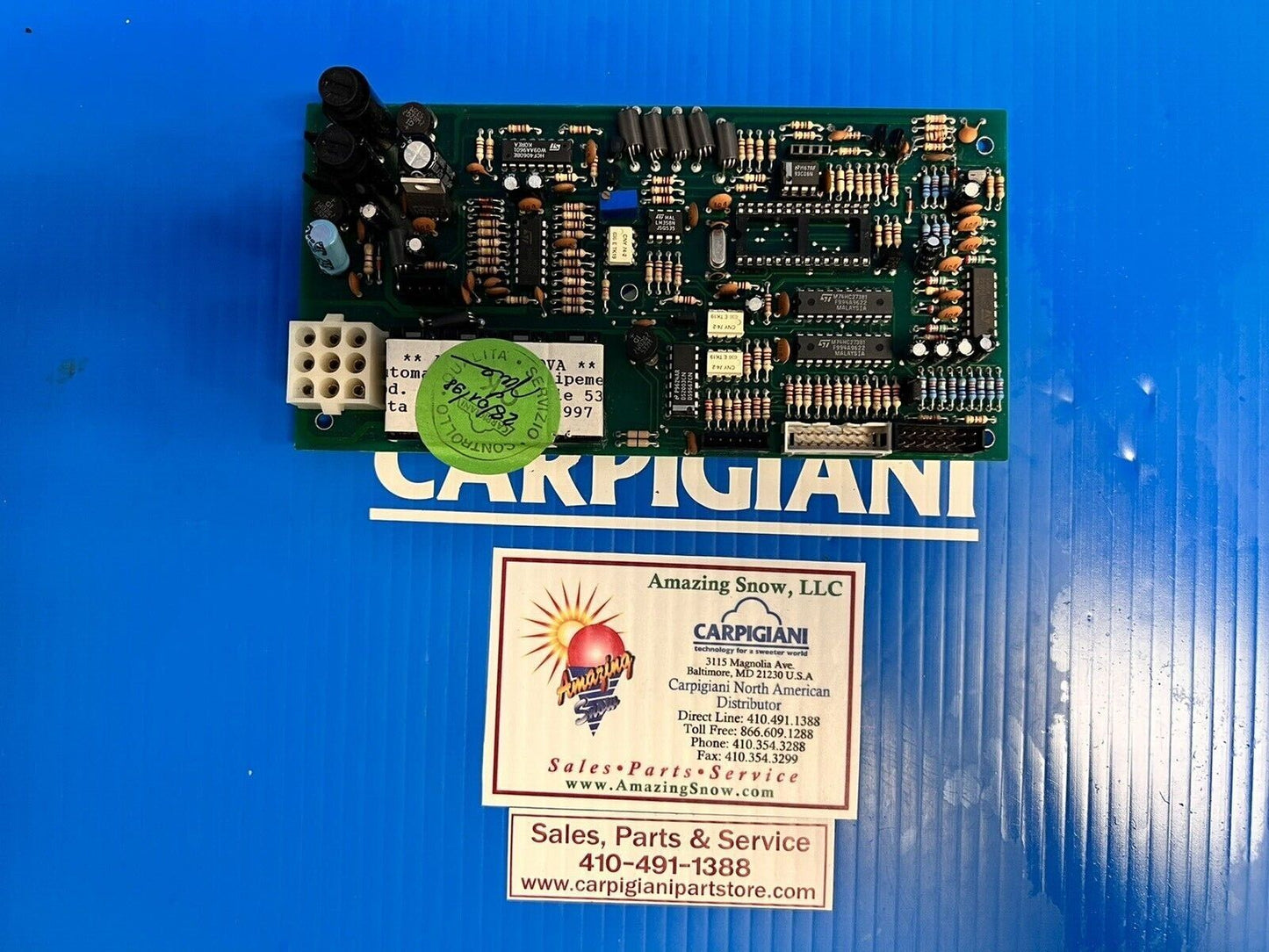 Carpigiani Part Number: IC573700158 ELECTRONIC BOARD UC-BAR-BAR/YO