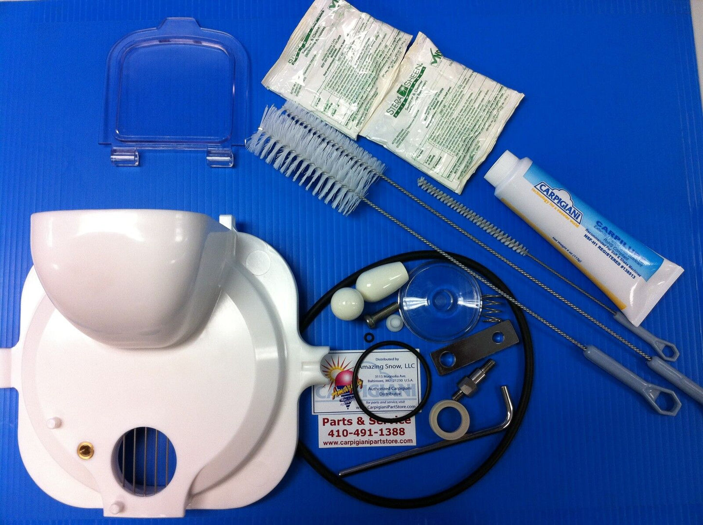 Carpigiani Parts Batch Freezer LB 100 B Complete Door Assembly & Tune UP Kit