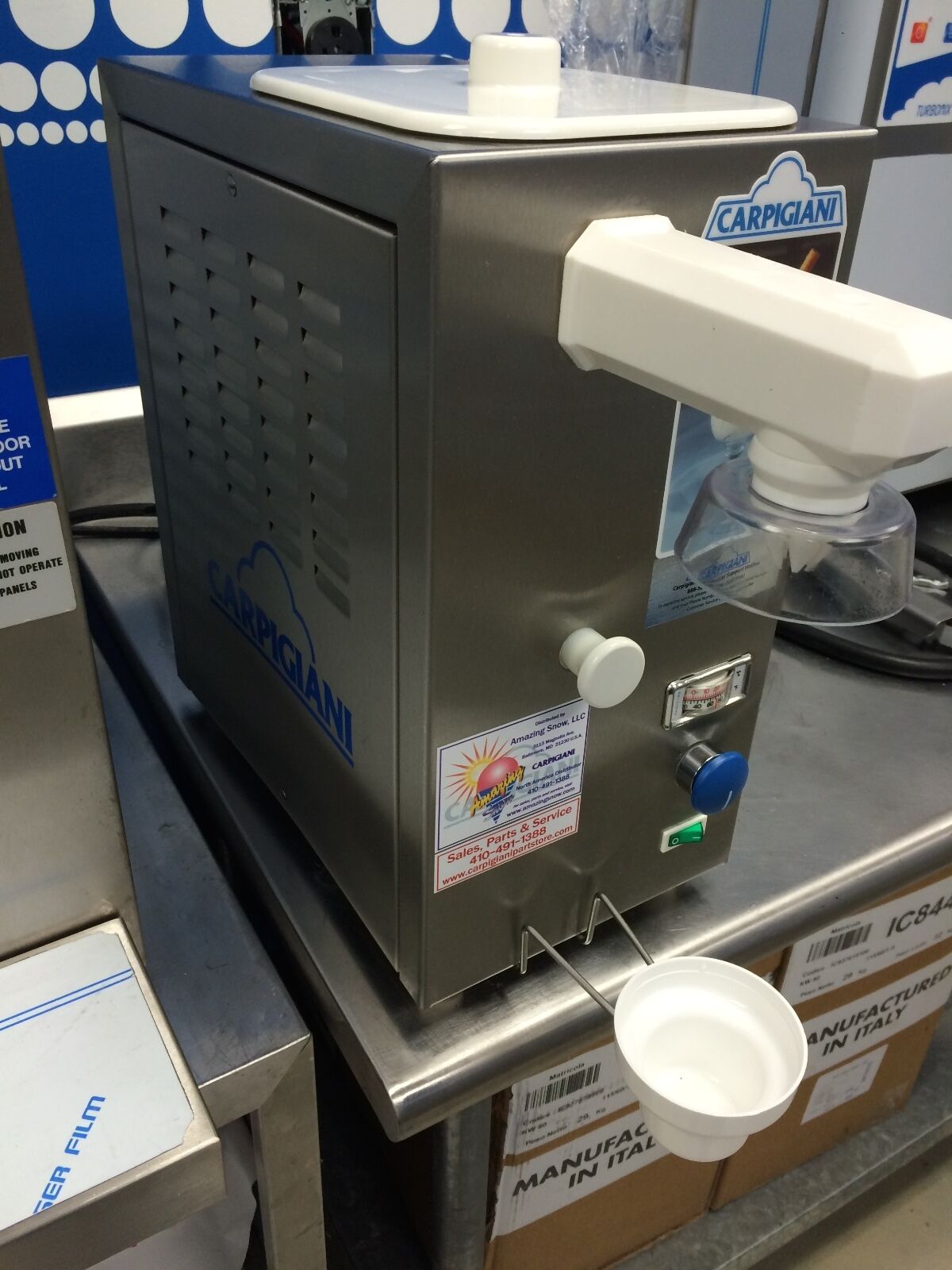 Carpigiani Whipped Cream Machine Model KW-50 Gelat Ice Cream Bakery Cafe'