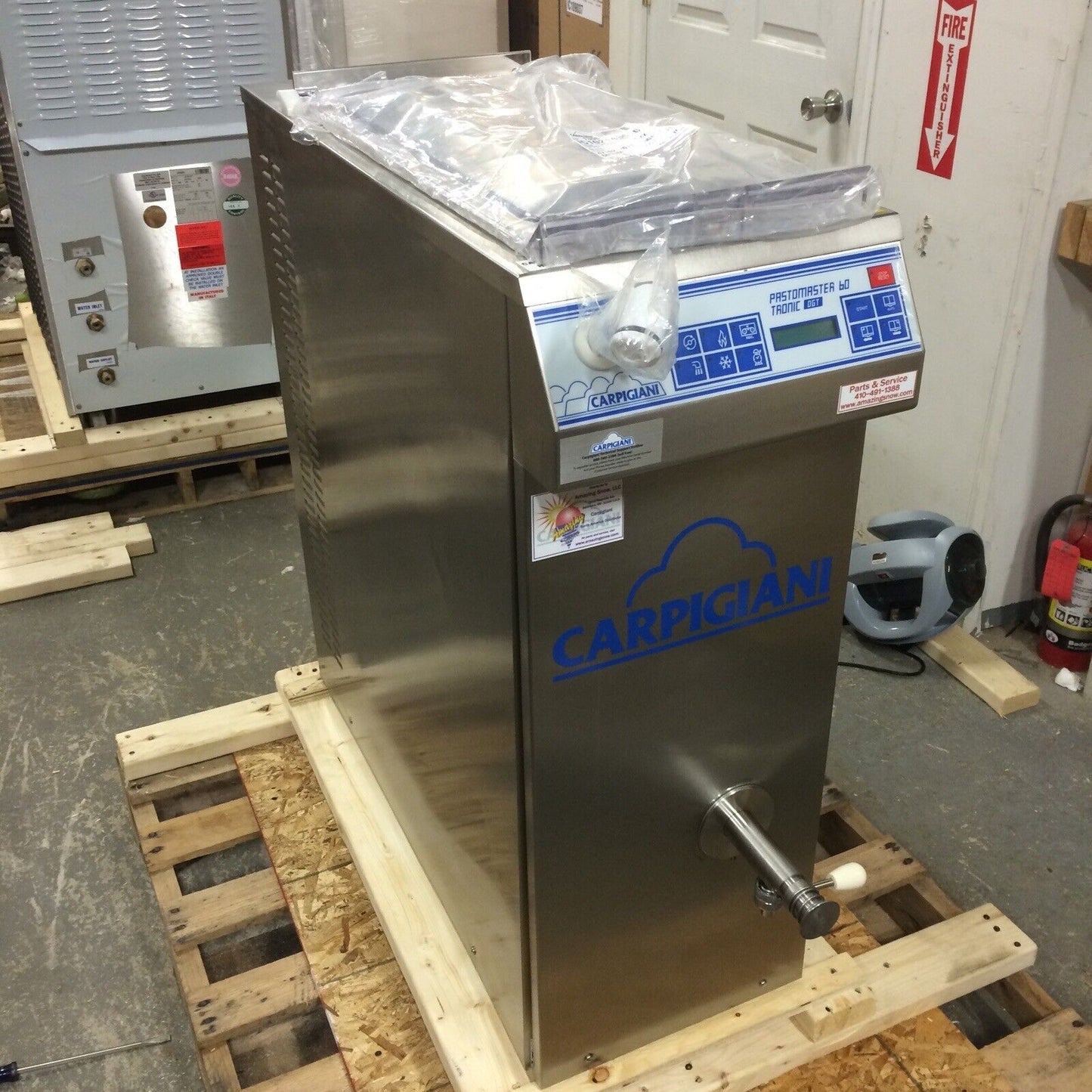 Carpigiani Gelato Ice Cream Pastomaster 60 Tronic  1 Year Warranty