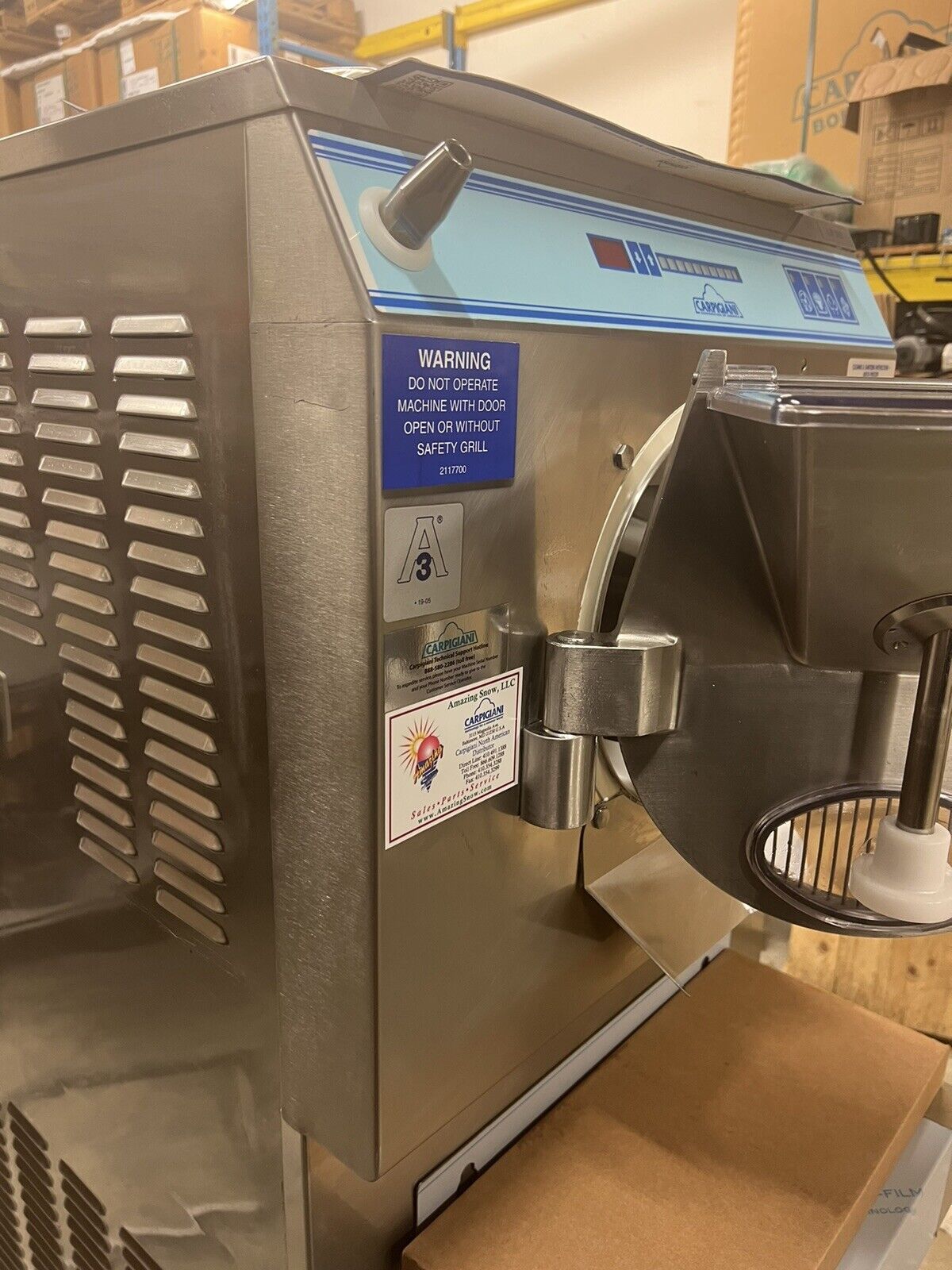 Carpigiani LB 502 Batch Freezer Gelato IceCream Italian Ice Water Cooled 3 phase