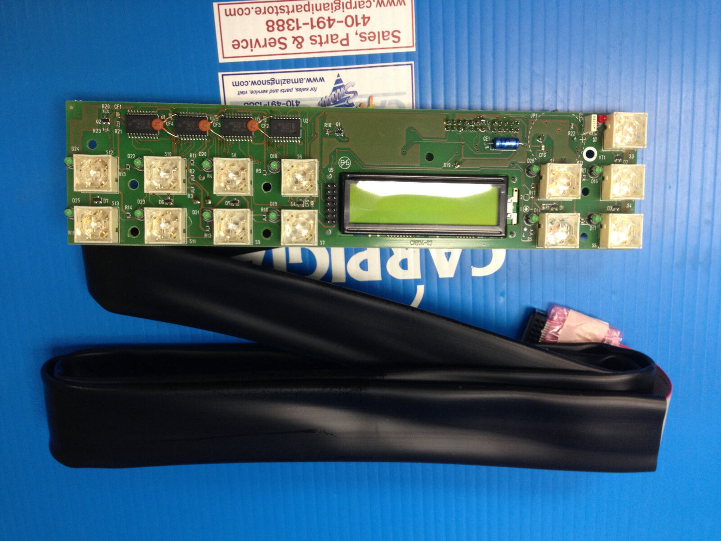 Carpigiani Parts Pastomaster 60 &  120 RTX Touch Button  Panel Electronic Board