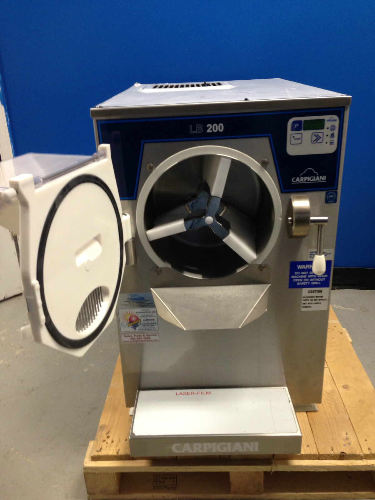 Refurbished Carpigiani LB200G Tronic Batch Freezer Gelato Ice Cream Water Cooled