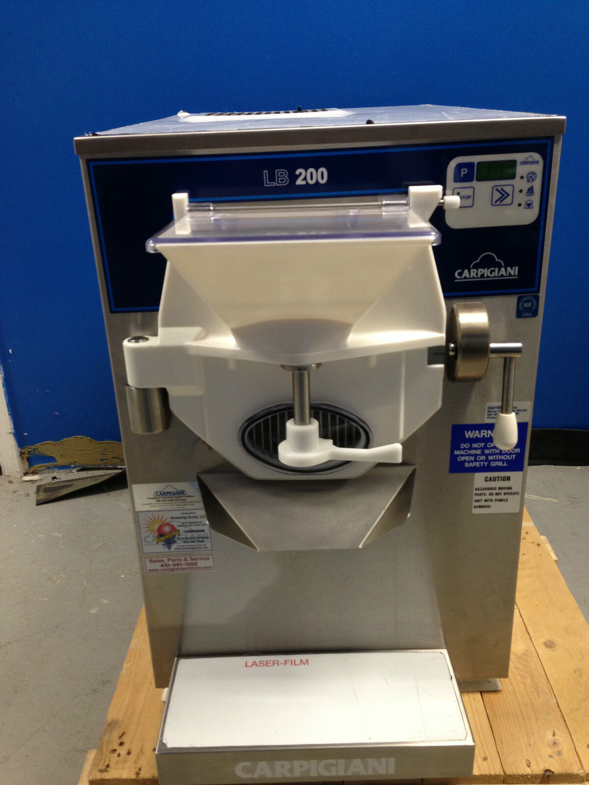 Refurbished Carpigiani LB200G Tronic Batch Freezer Gelato Ice Cream Water Cooled